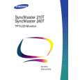 SAMSUNG SYNCMASTER240T Owners Manual