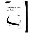 SAMSUNG SYNCMASTER700S Owners Manual